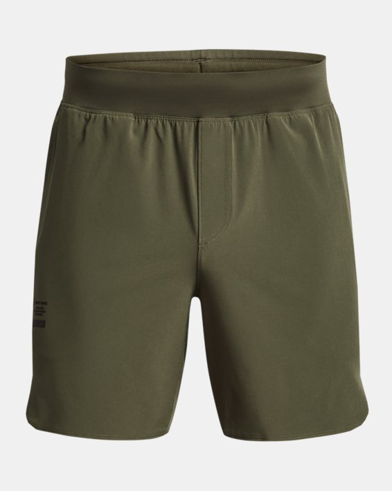 Men's Project Rock Unstoppable Shorts in Green image number 5